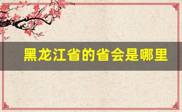 黑龙江省的省会是哪里_重庆的省会是哪里